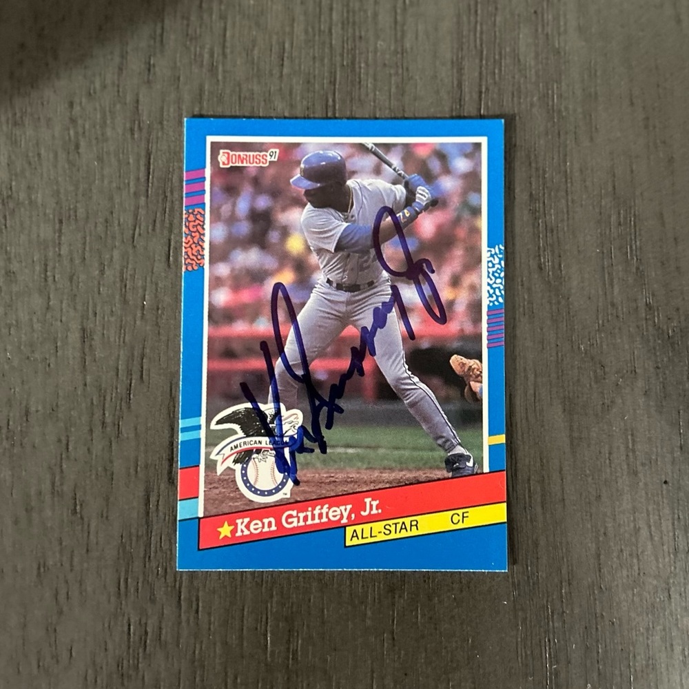 Ken Griffey Jr. 1990 All star game Auto
